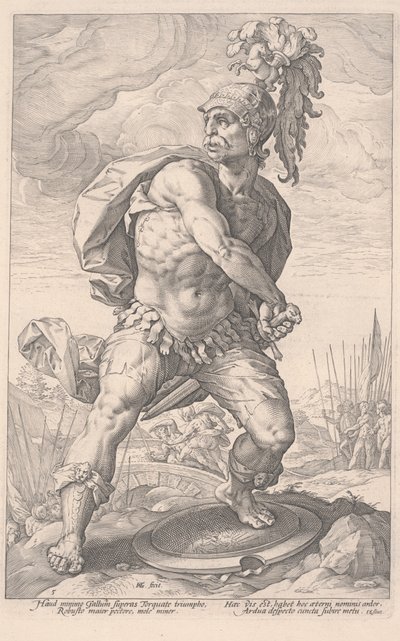 Titus Manlius Torquatus by Hendrik Goltzius